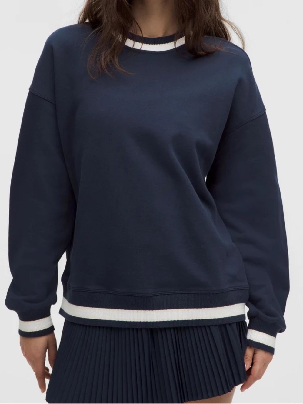 Lululemon Perfectly Oversized Ringer Crew